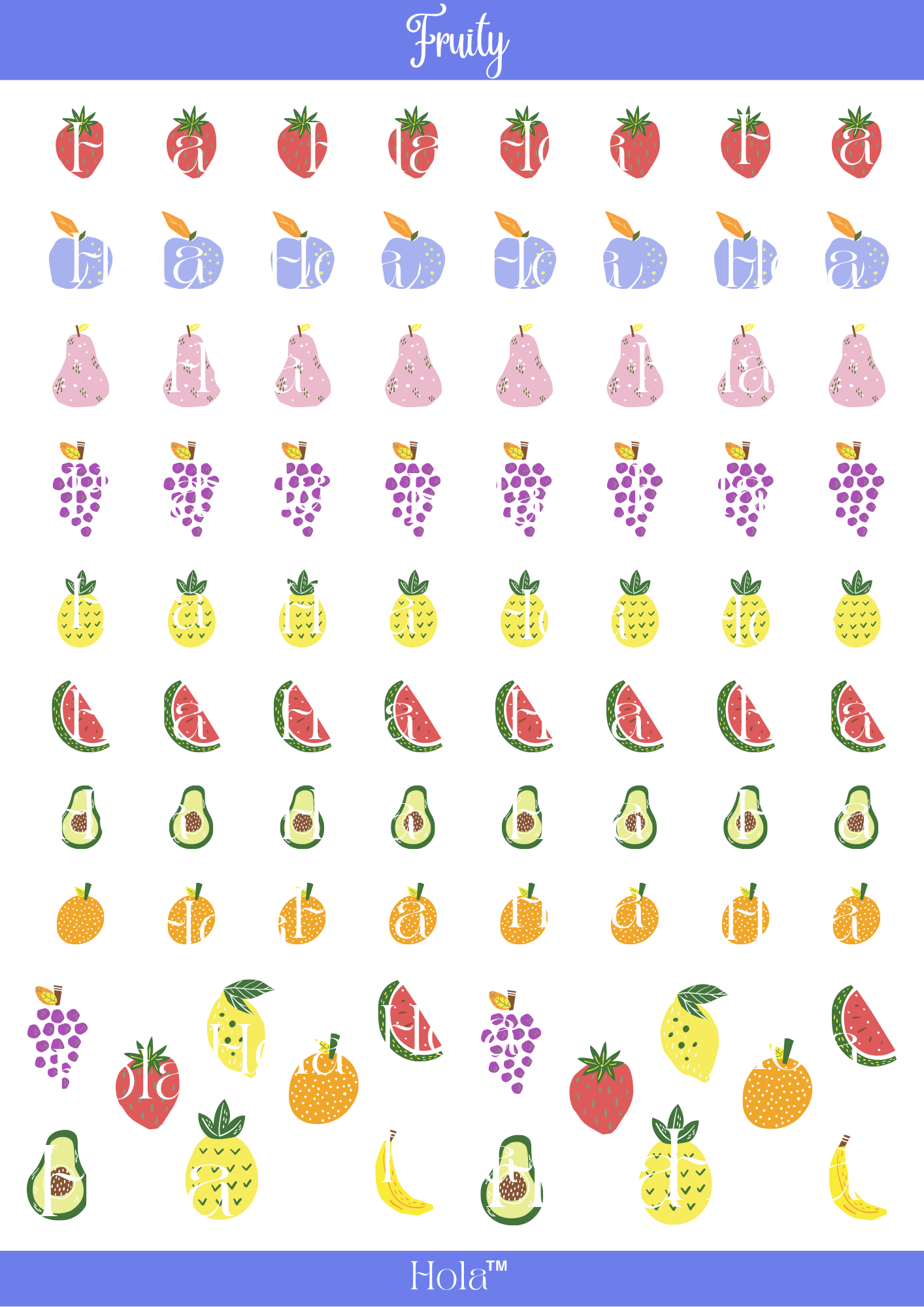 Fruity sticker