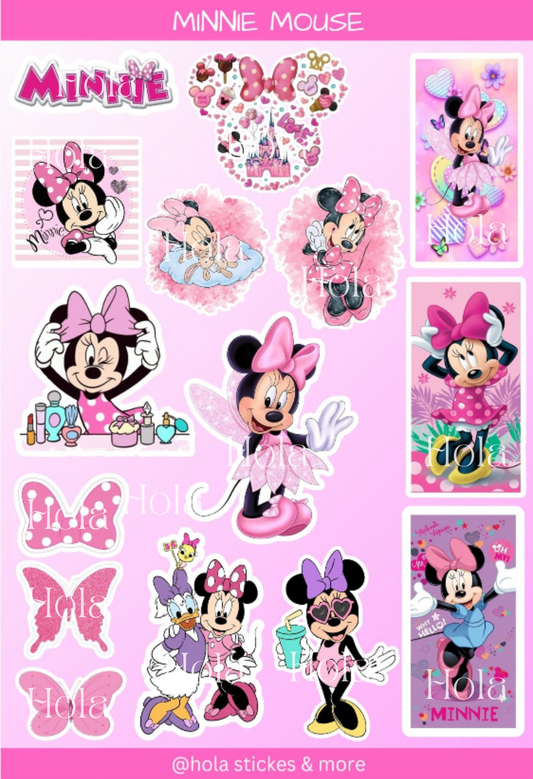 Mini Mouse sticker sheet