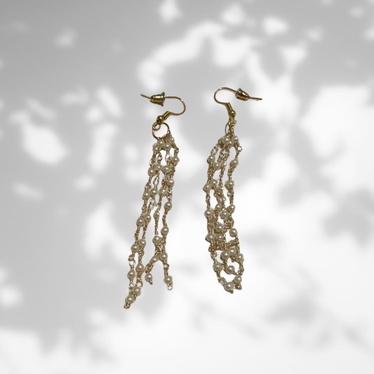 Pearl fall Earrings